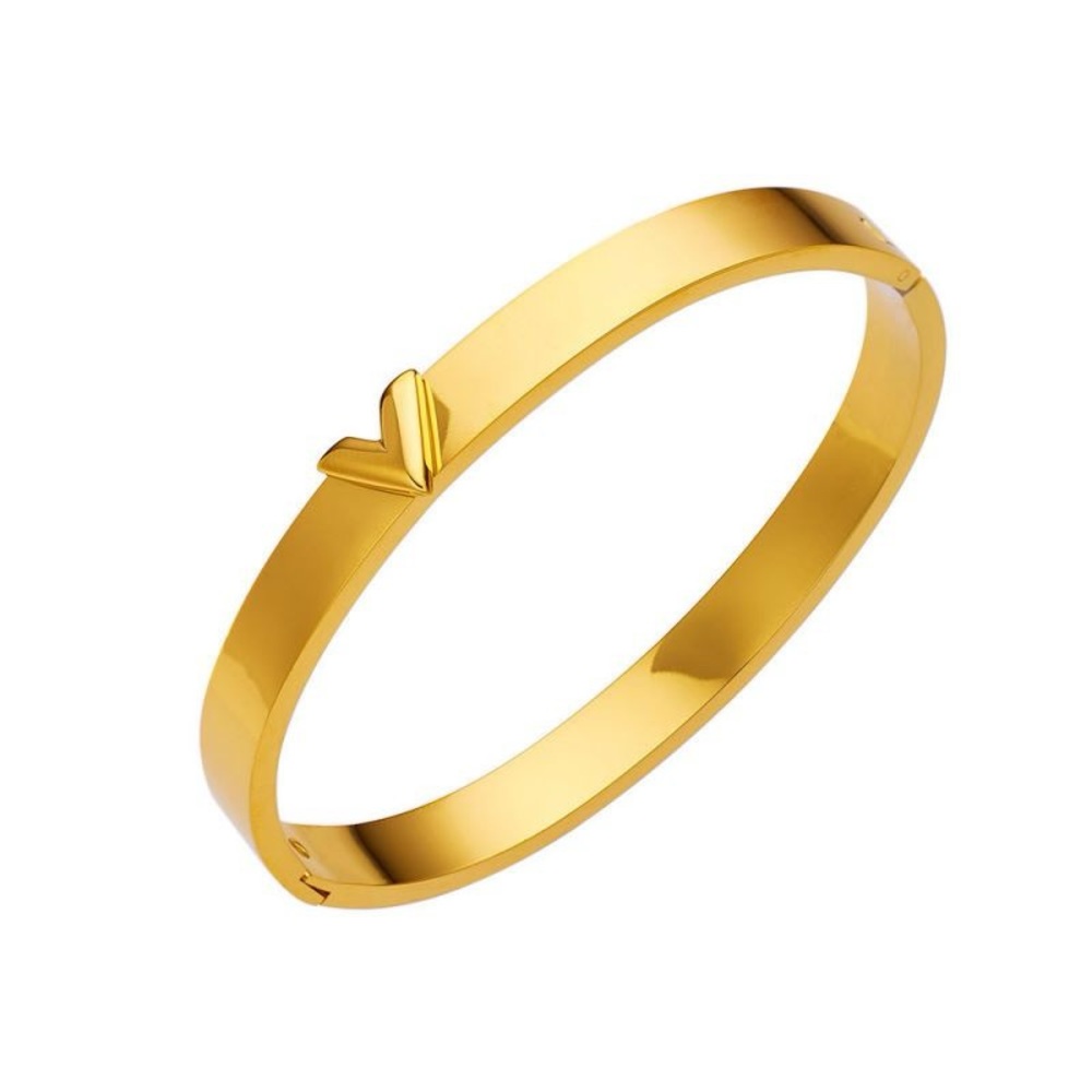 7mm elegant V Bangle Bracelet